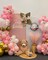 172Pcs Pink Balloon Garland Arch Kit - Pink Party Decorations with Pastel Macaron Pink White Gold and Starburst Foil Balloons for Birthday Baby Bridal Shower Wedding Valentine's Decorations